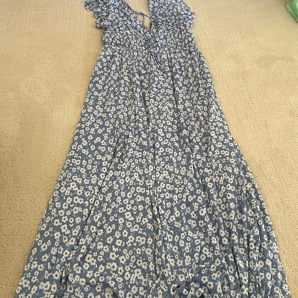 Altar'd State Dresses & Skirts - Altar'd State Blue and White Floral Dress